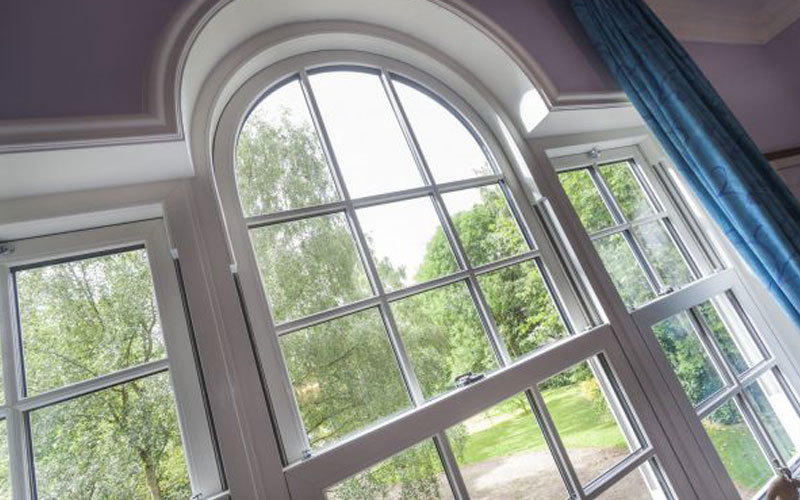 Arched Double Hung windows