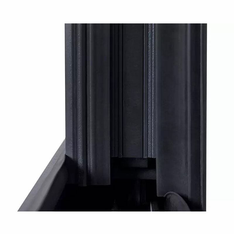 Black balconey bi folding window